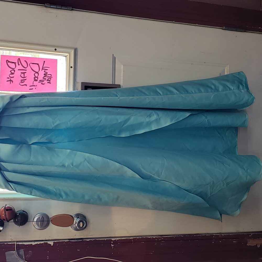 Elegant Blue Drapes